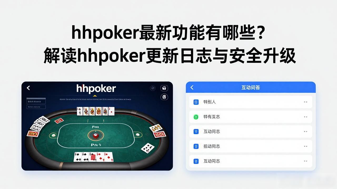 hhpoker最新功能有哪些？解读hhpoker更新日志与安全升级
