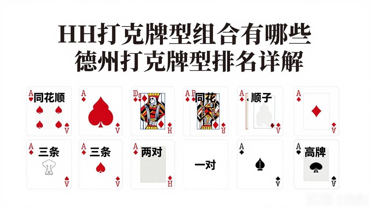HH扑克牌型组合有哪些 德州扑克牌型排名详解