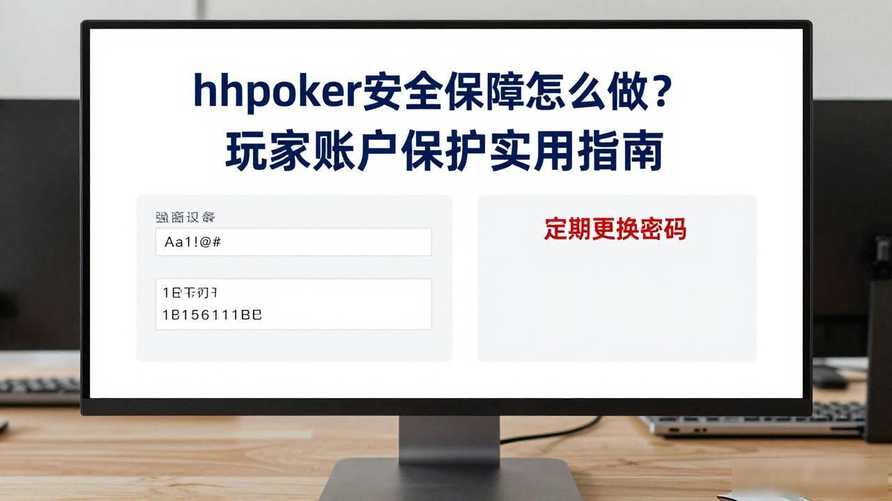 hhpoker安全保障怎么做？玩家账户保护实用指南
