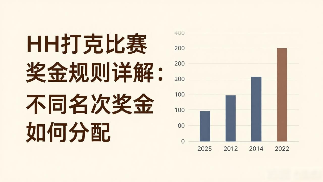 HH扑克比赛奖金规则详解：不同名次奖金如何分配