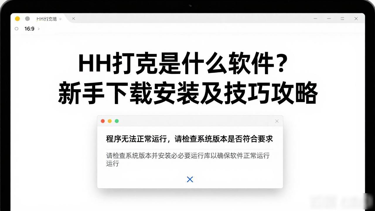 HH扑克是什么软件？新手下载安装及技巧攻略