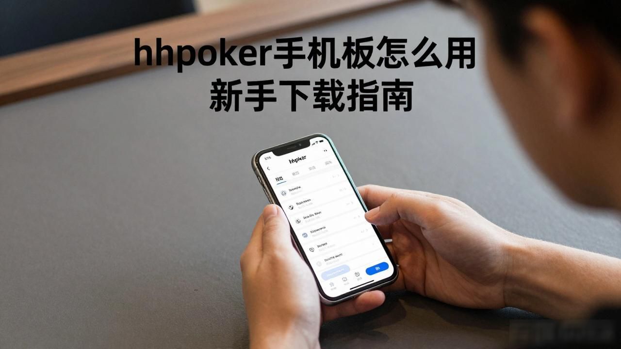 hhpoker手机版怎么用新手下载指南