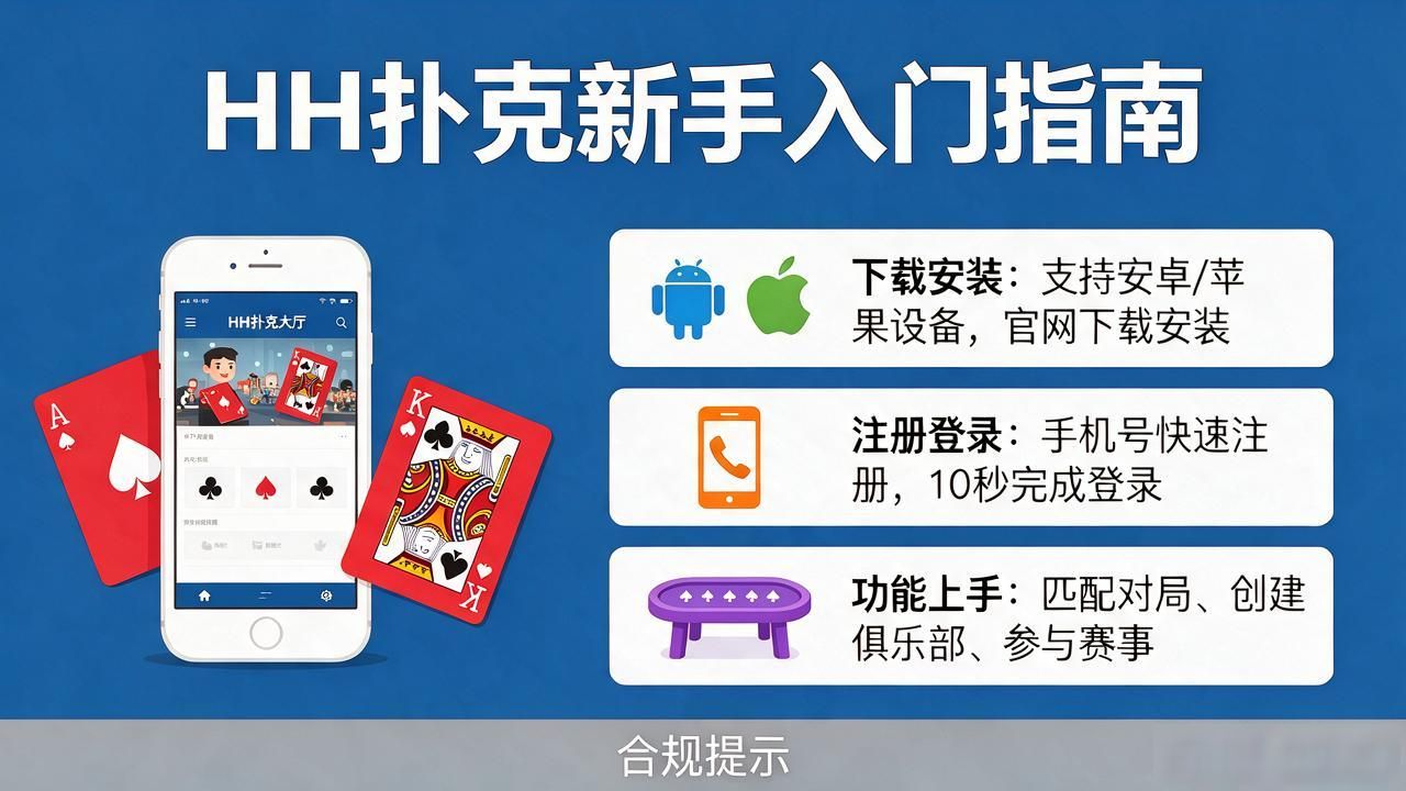 HH扑克是什么软件？新手怎么下载安装使用教程