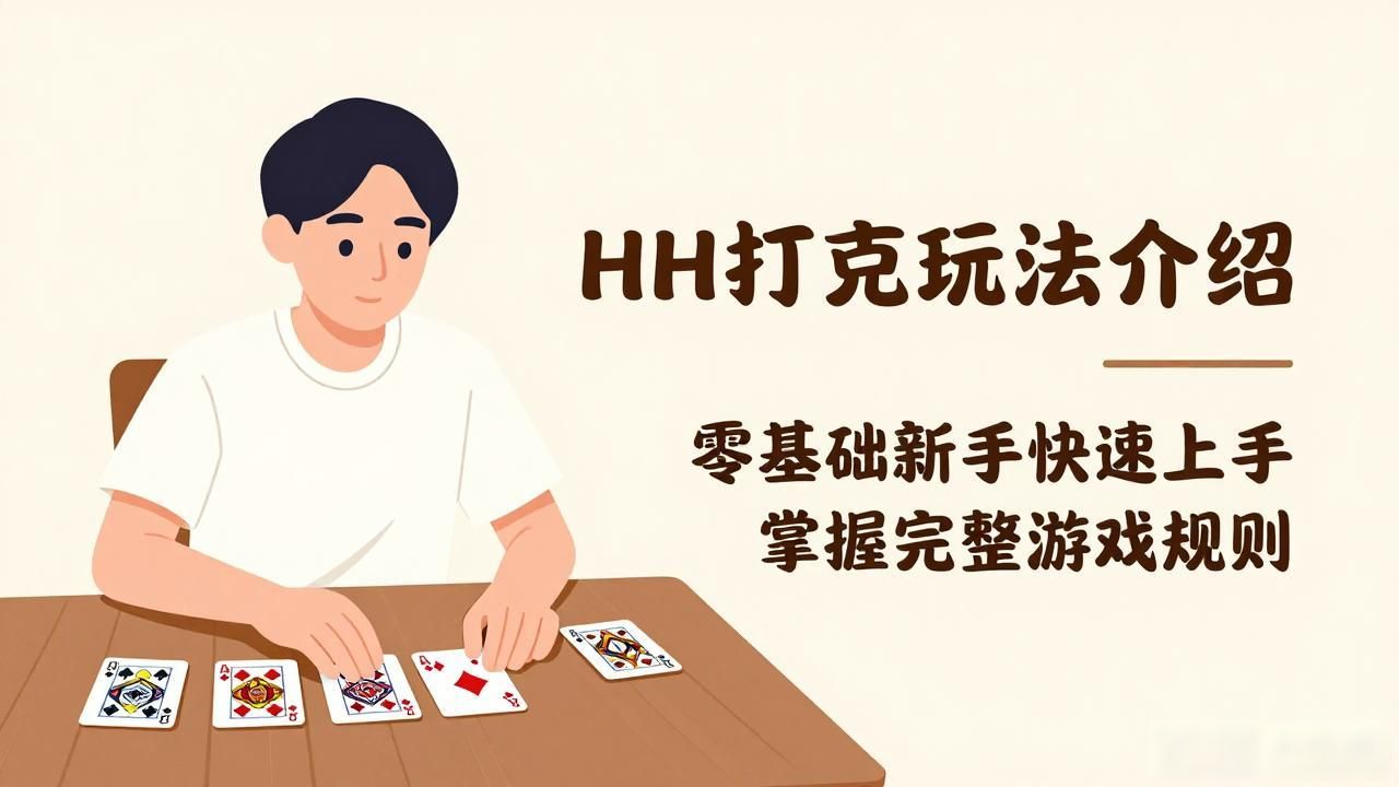 HH扑克玩法介绍 零基础新手快速上手掌握完整游戏规则