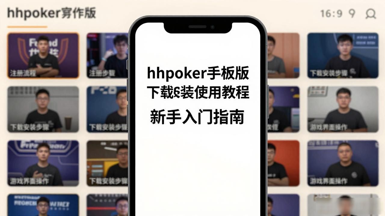 hhpoker手机版下载安装使用教程 新手入门指南