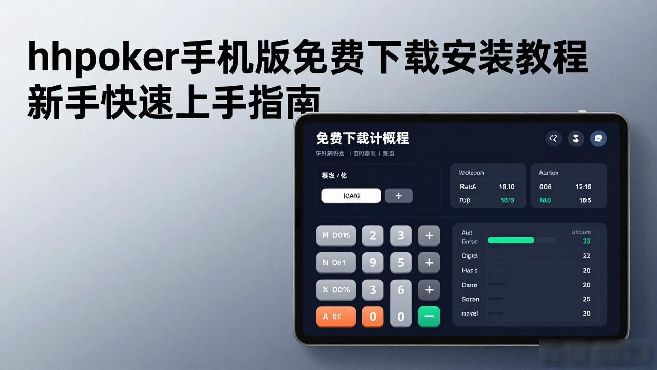 hhpoker手机版免费下载安装教程 新手快速上手指南