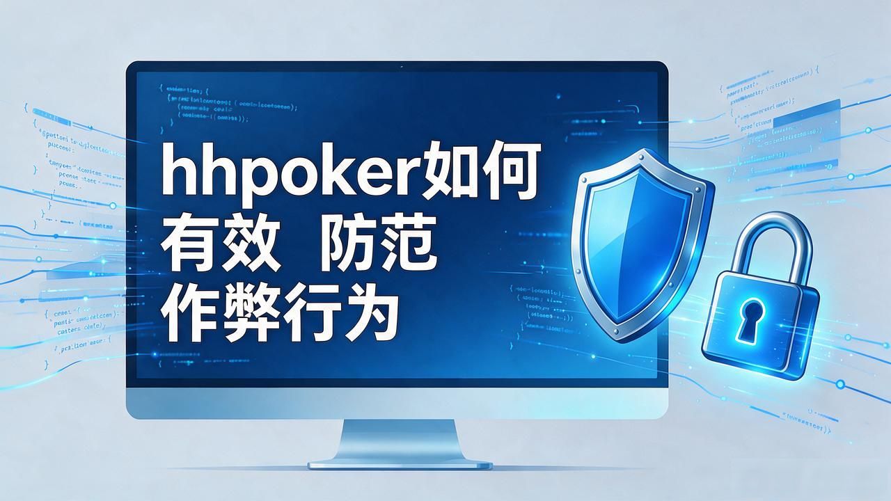 hhpoker如何有效防范作弊行为