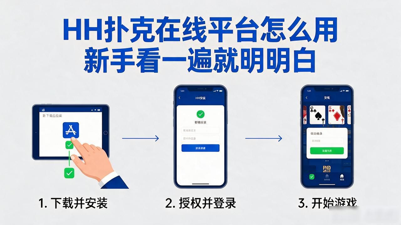 HH扑克在线平台怎么用 新手看一遍就明白
