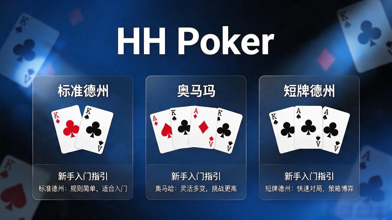 hhpoker热门游戏有哪些，新手入门从哪款开始学
