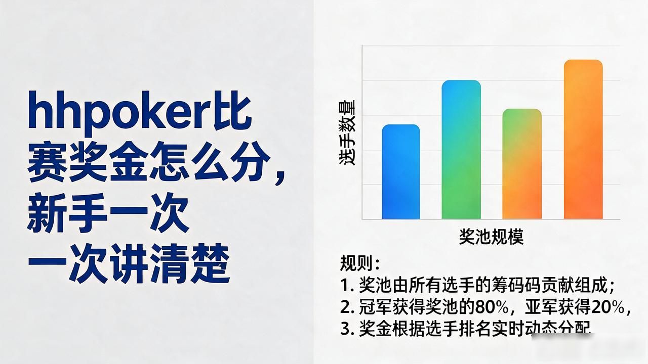 hhpoker比赛奖金怎么分，新手一次讲清楚