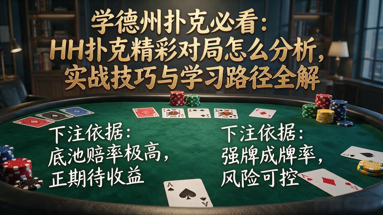 学德州扑克必看：HH扑克精彩对局怎么分析，实战技巧与学习路径全解