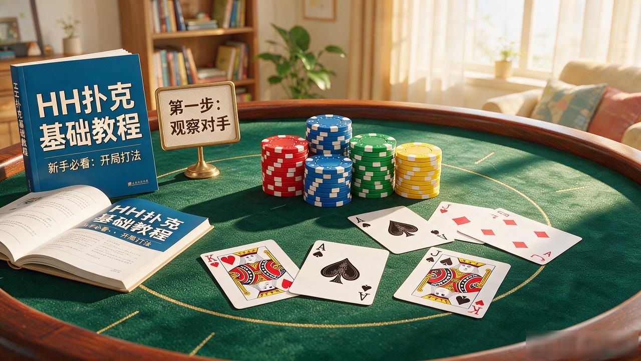 第一次玩HH扑克一脸懵？新手入门三步搞懂基本规则和开局打法