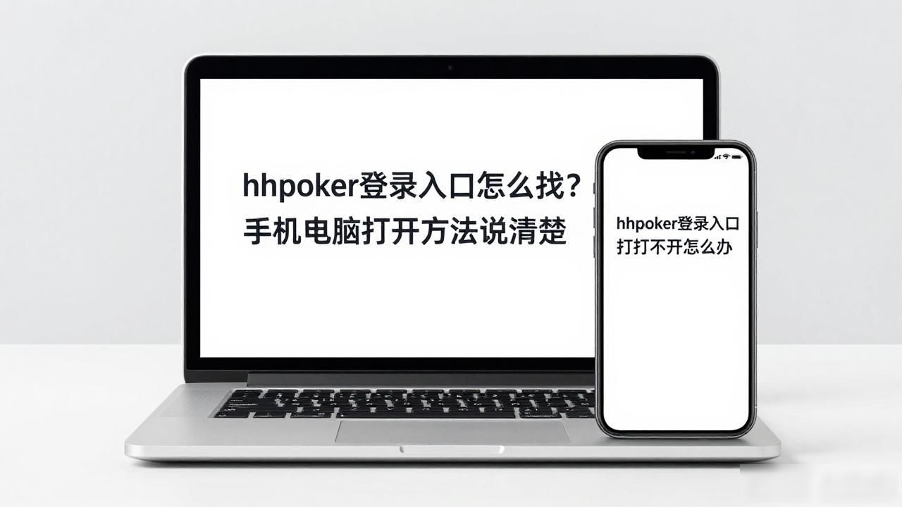 hhpoker登录入口怎么找？手机电脑打开方法说清楚