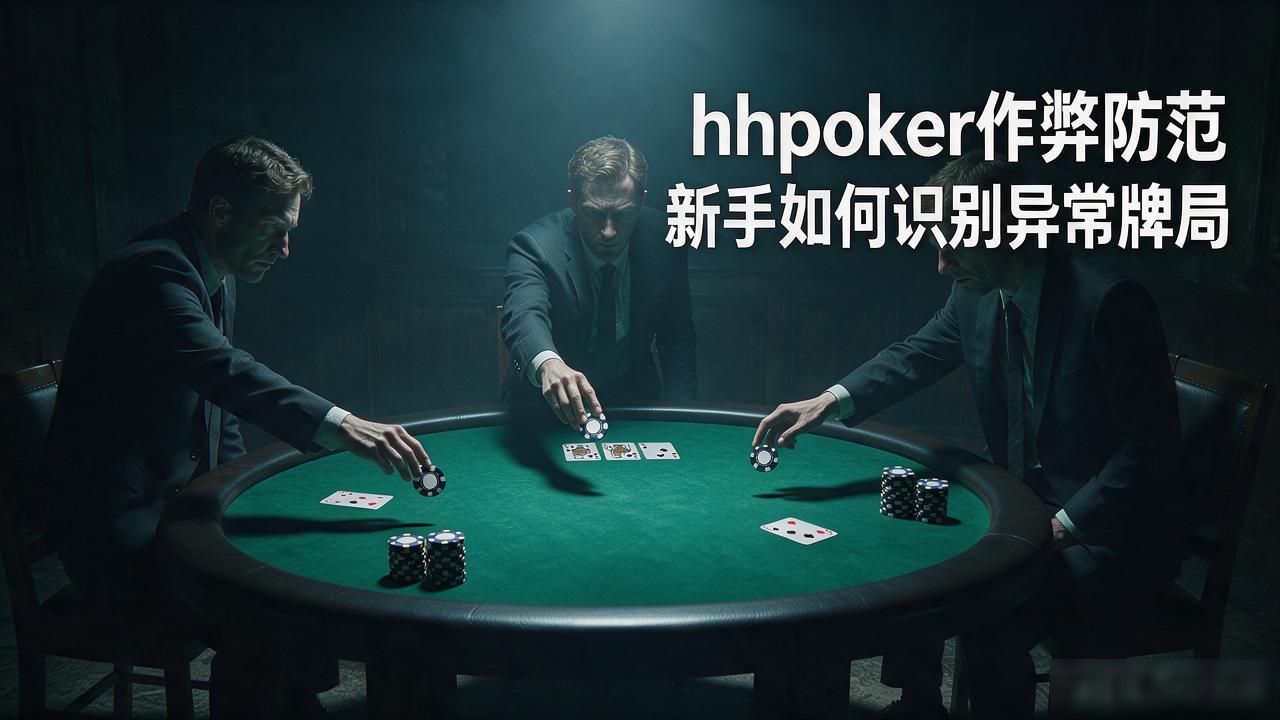 hhpoker作弊防范 新手如何识别异常牌局