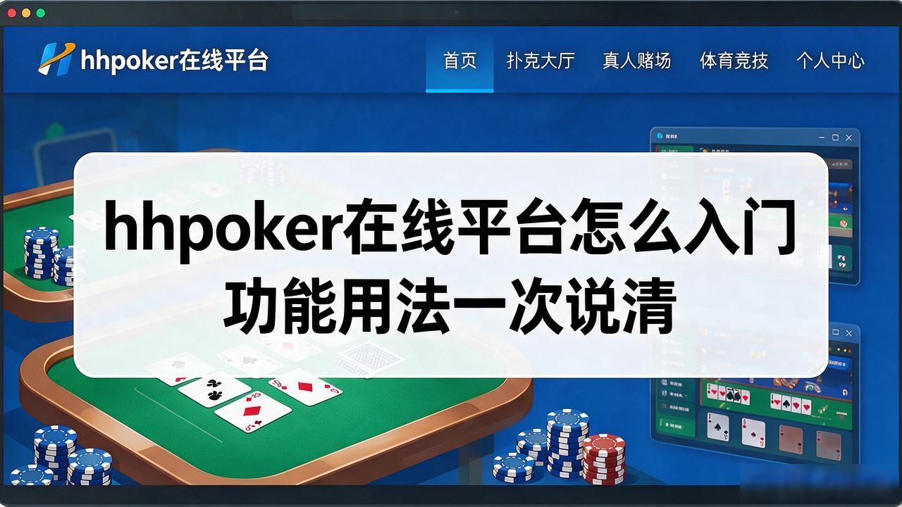 hhpoker在线平台怎么入门 功能用法一次说清