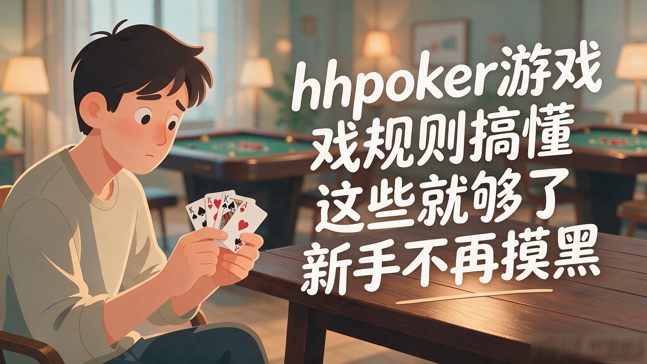 hhpoker游戏规则搞懂这些就够了 新手不再摸黑