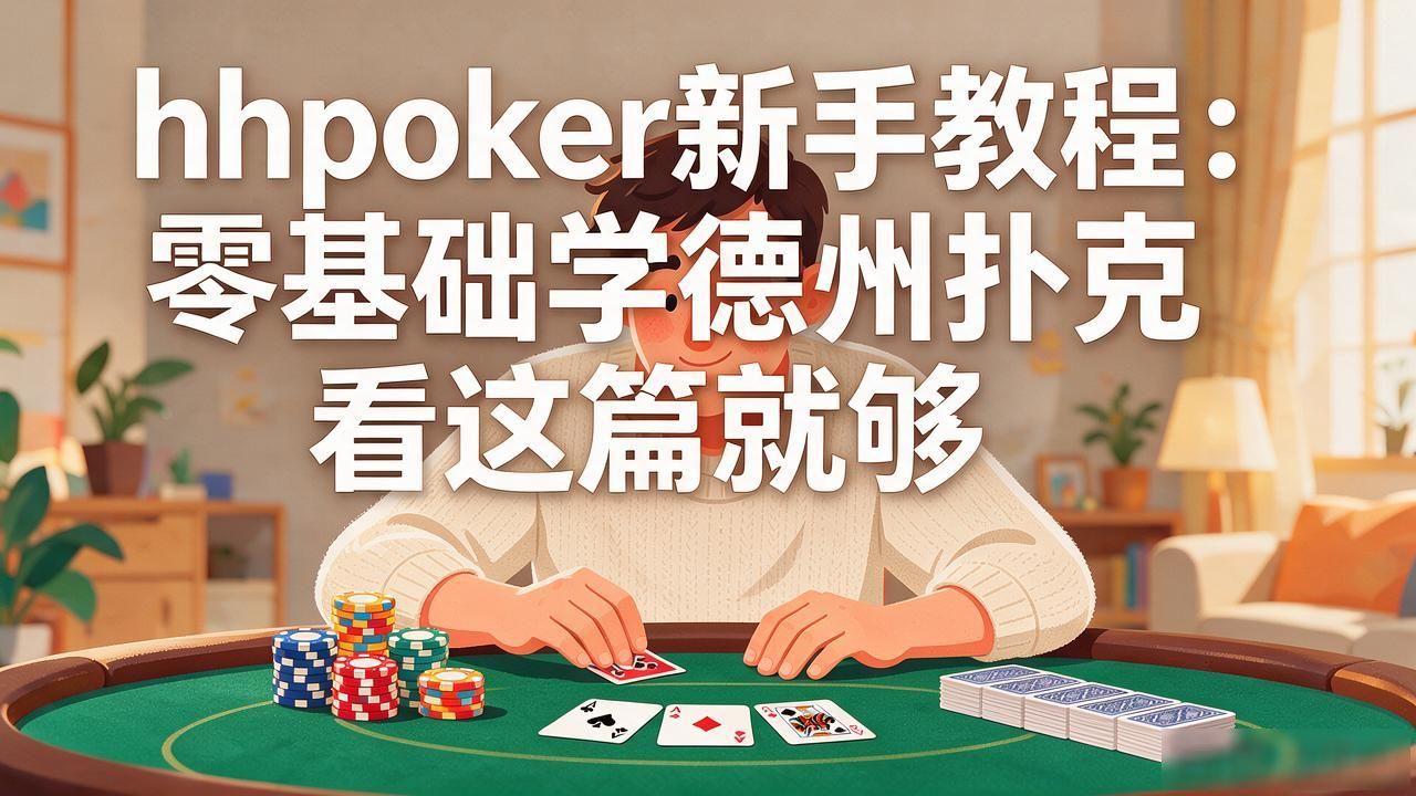 hhpoker新手教程：零基础学德州扑克看这篇就够