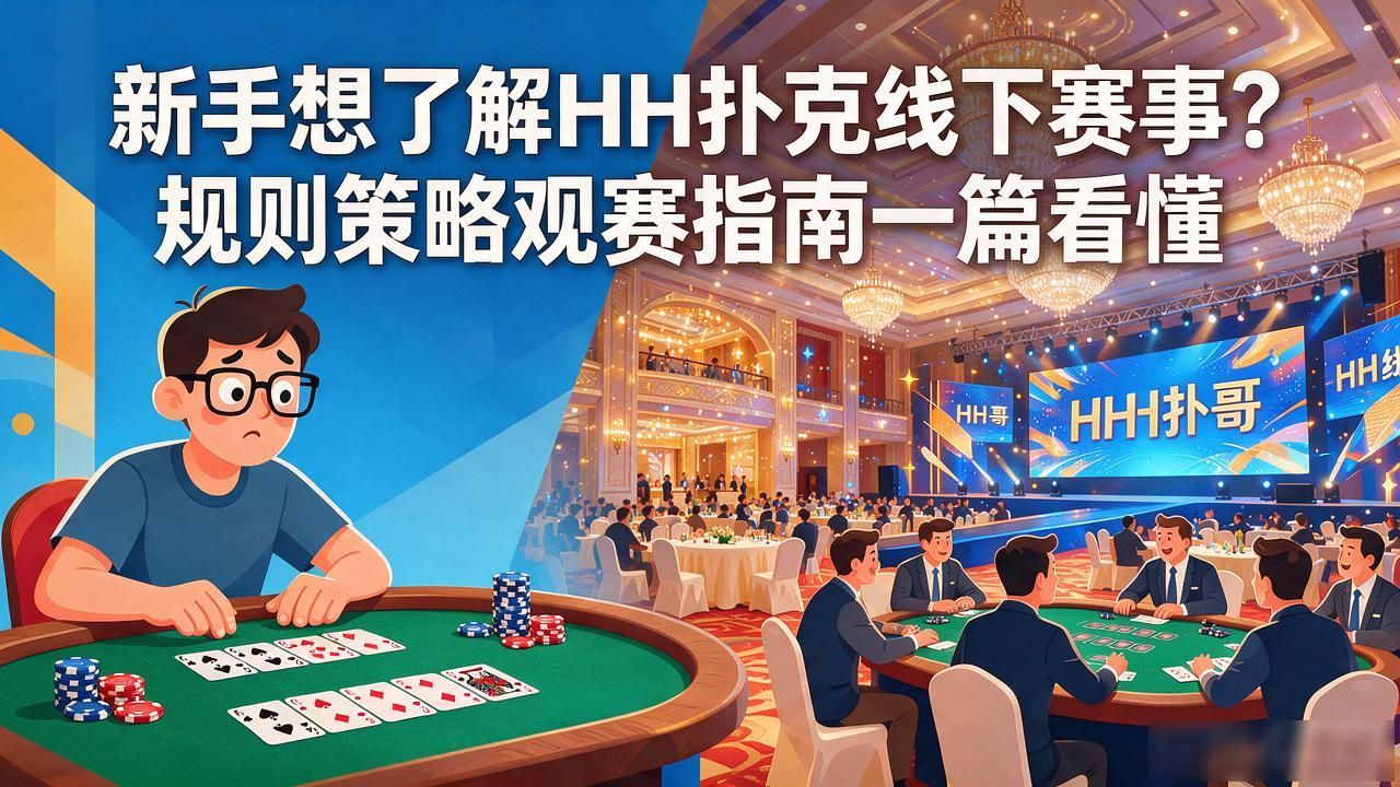 新手想了解HH扑克线下赛事？规则策略观赛指南一篇看懂