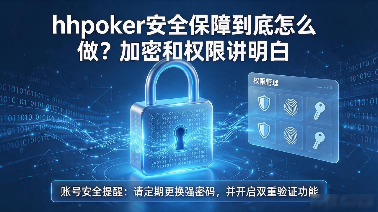 hhpoker安全保障到底怎么做？加密和权限讲明白