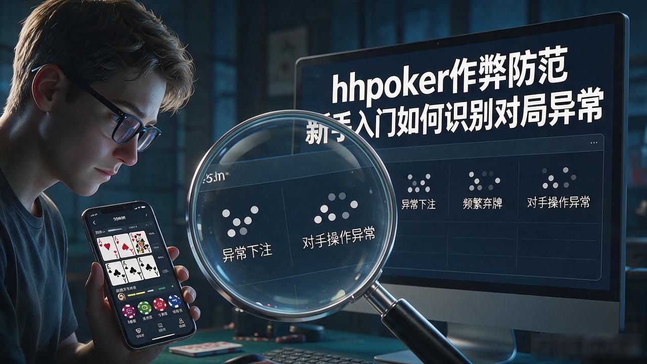 hhpoker作弊防范 新手入门如何识别对局异常